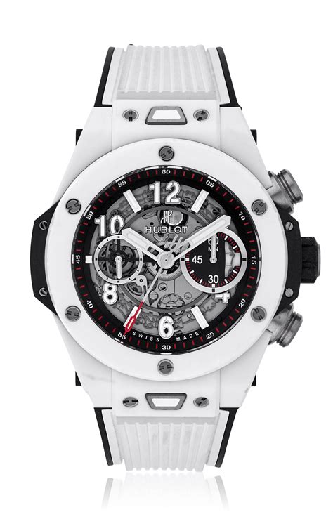 hublot white watch price|hublot unico white.